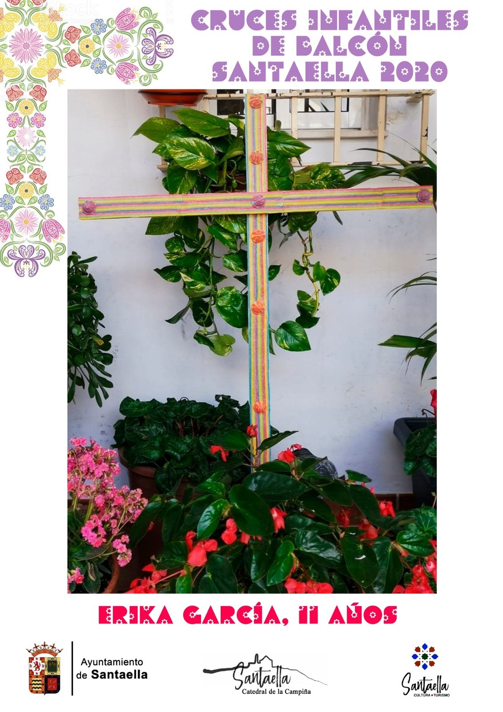 Así son las Cruces de Mayo de los niños de Santaella