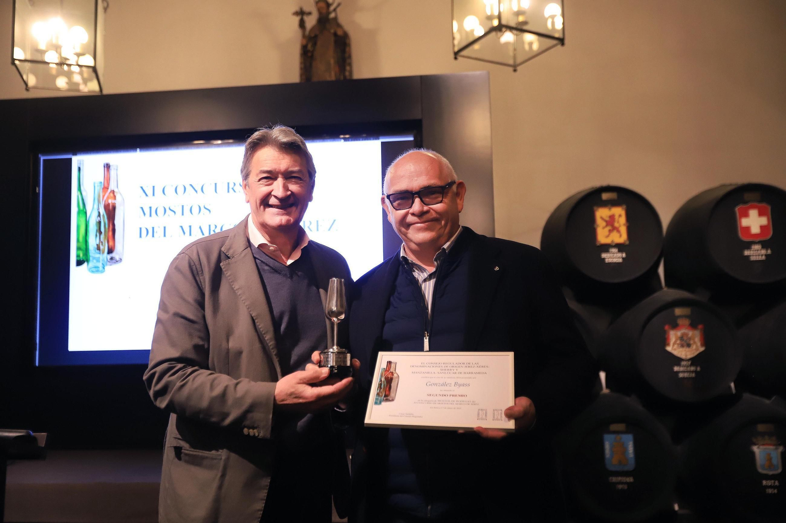 Imágenes de la entrega de premios del XI Concurso de Mostos del Marco de Jerez