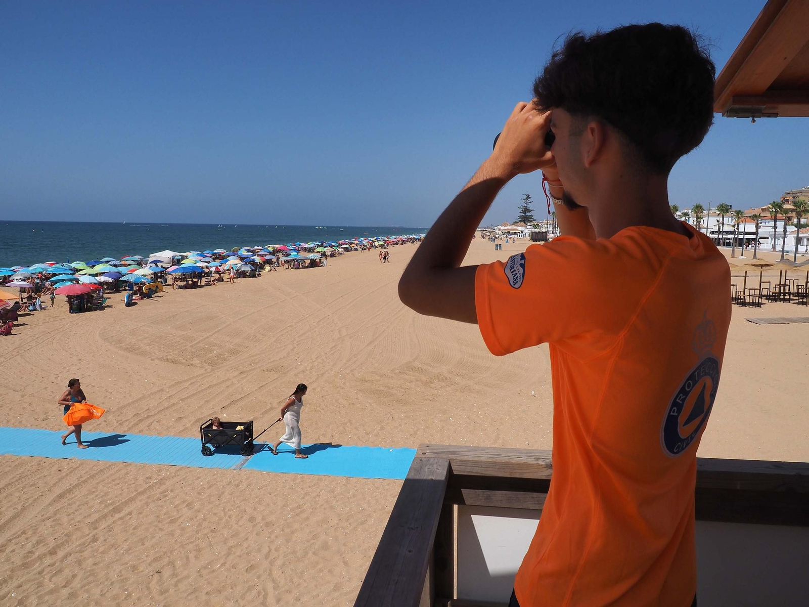 La seguridad está garantizada para los bañistas en las playas de La Antilla e Islantilla