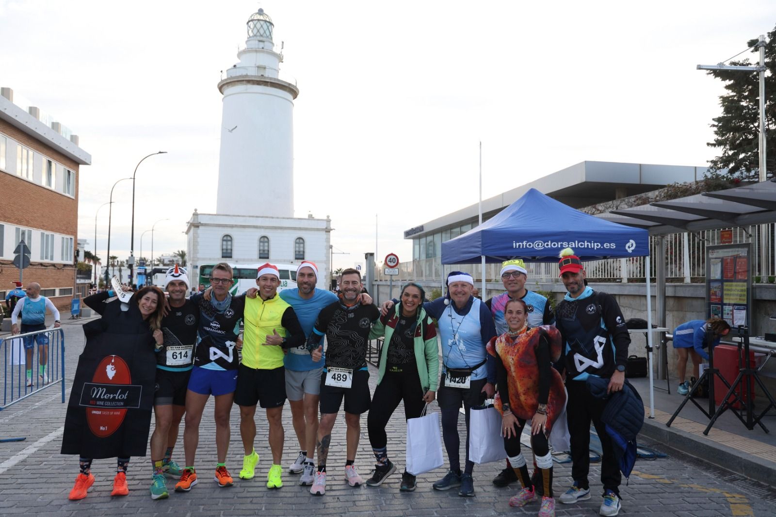 Las fotos de la San Silvestre del Real Club Mediterráneo en Málaga