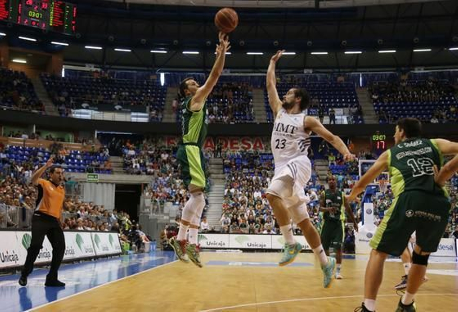 Las imágenes del Unicaja-Real Madrid