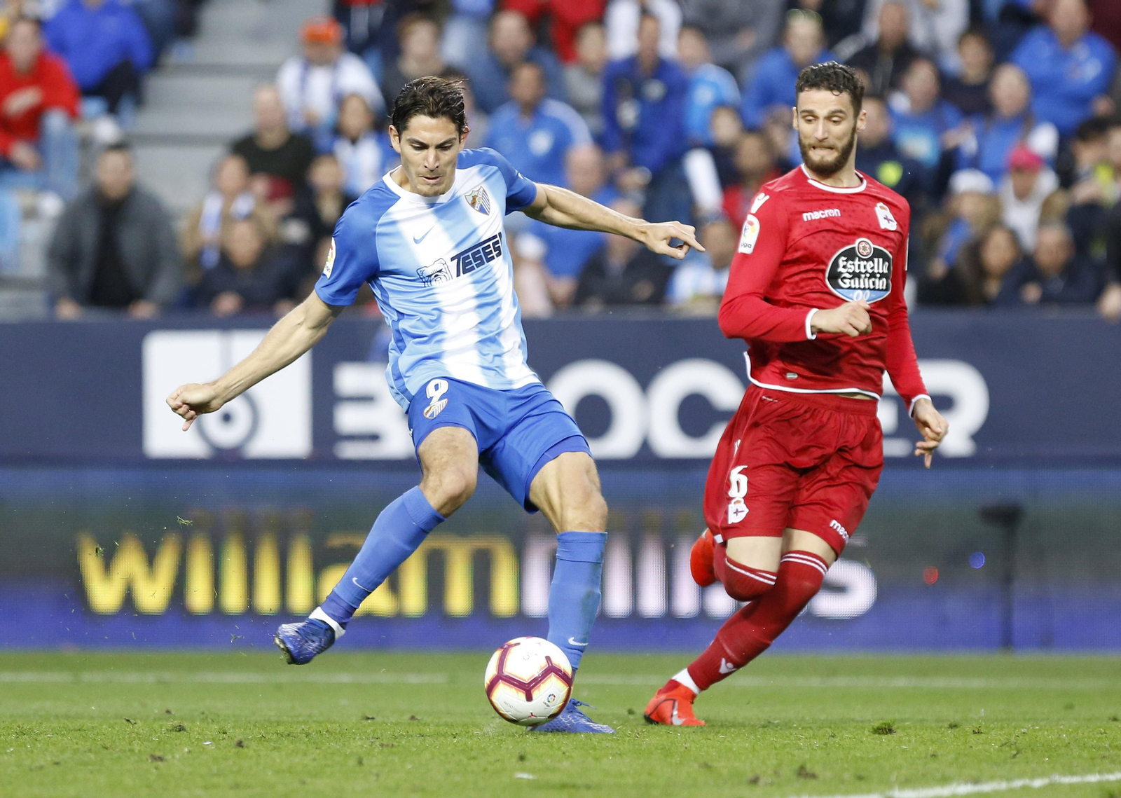 Las imágenes del Málaga - Deportivo