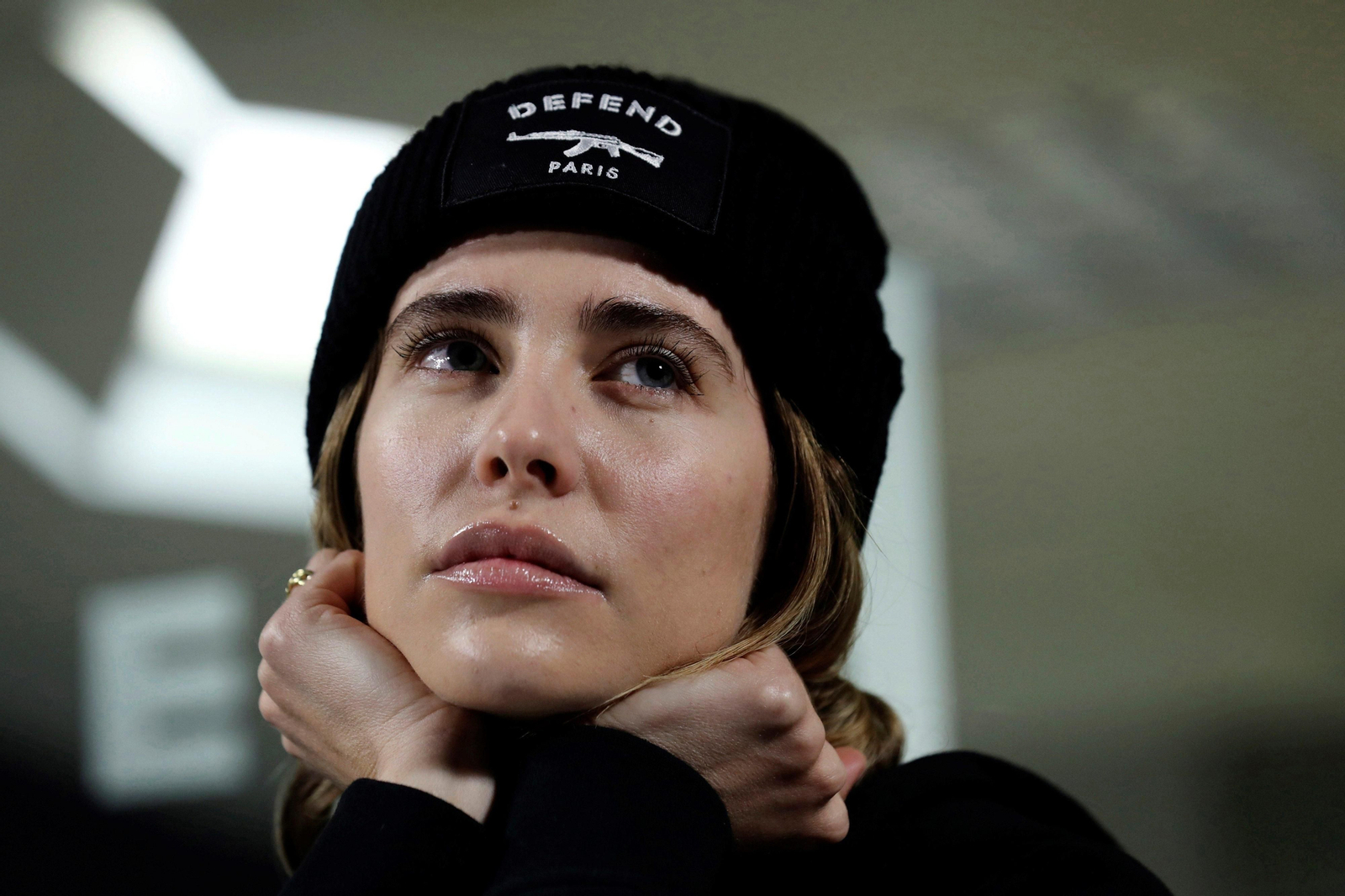 Brisa Fenoy, durante la entrevista.