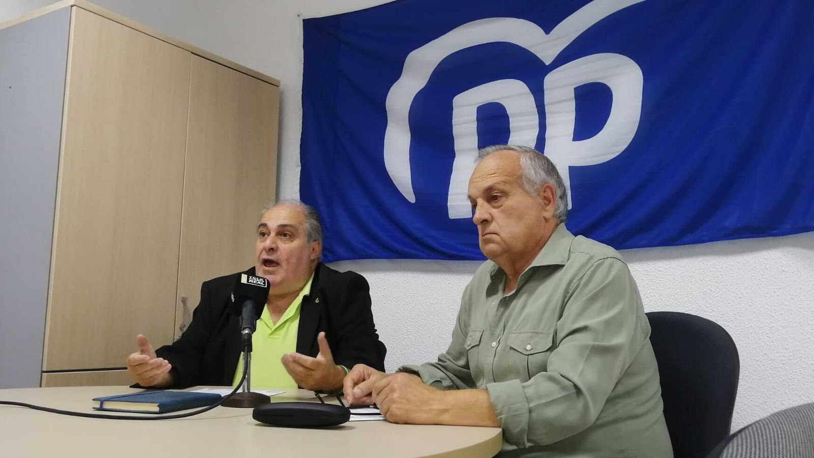 Ramón Sánchez Heredia y Vicente Fernández durante la rueda de prensa de este miércoles