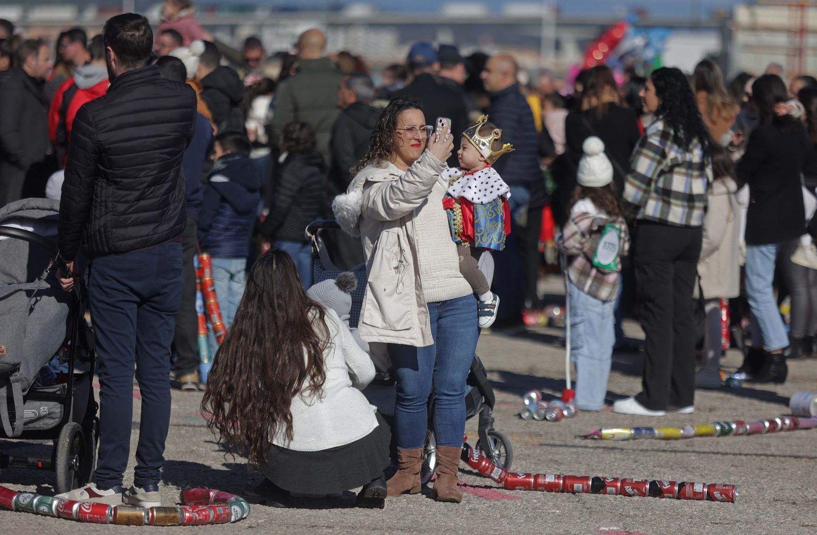 Fotos del arrastre de latas en Algeciras