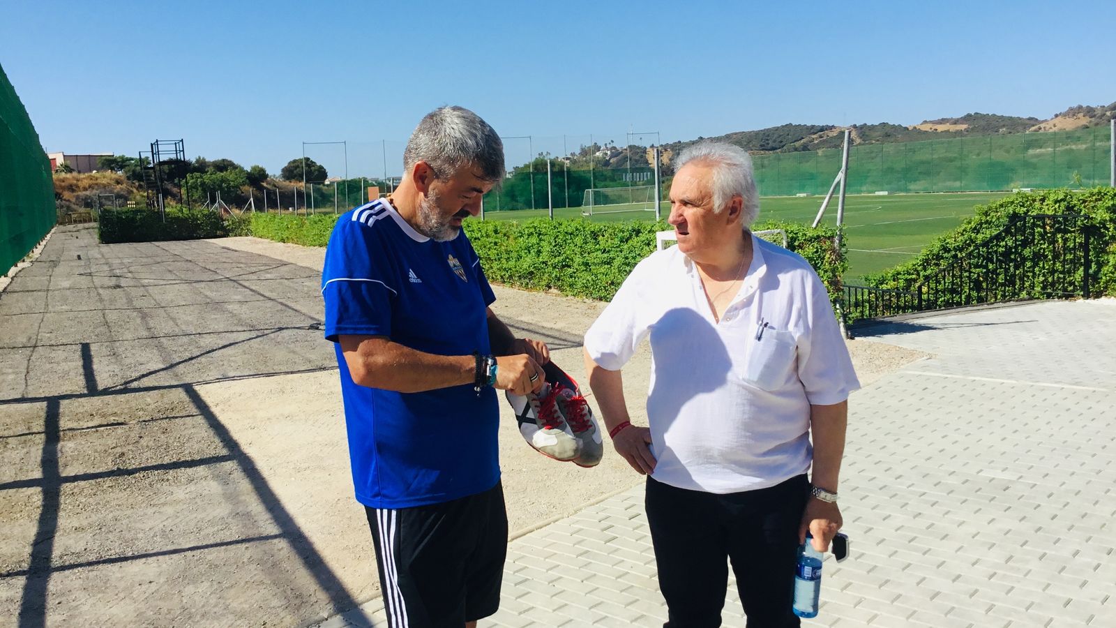 Óscar Fernández departe con Alfonso García