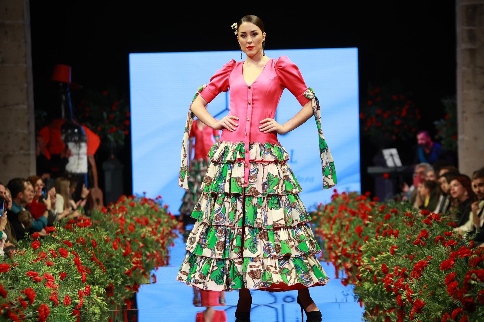 Desfile de David Panal en la Pasarela Flamenca Jerez Tío Pepe 2024