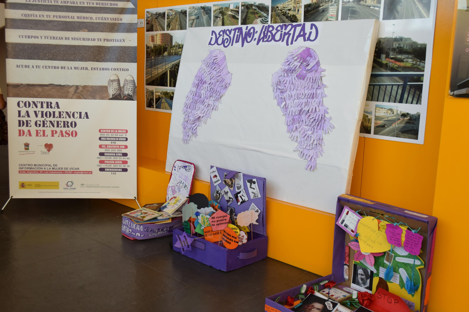 Una de las paradas en el viaje de los escolares.