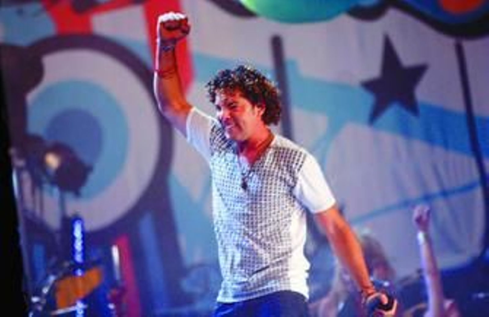 David Bisbal en uno de sus últimos conciertos.