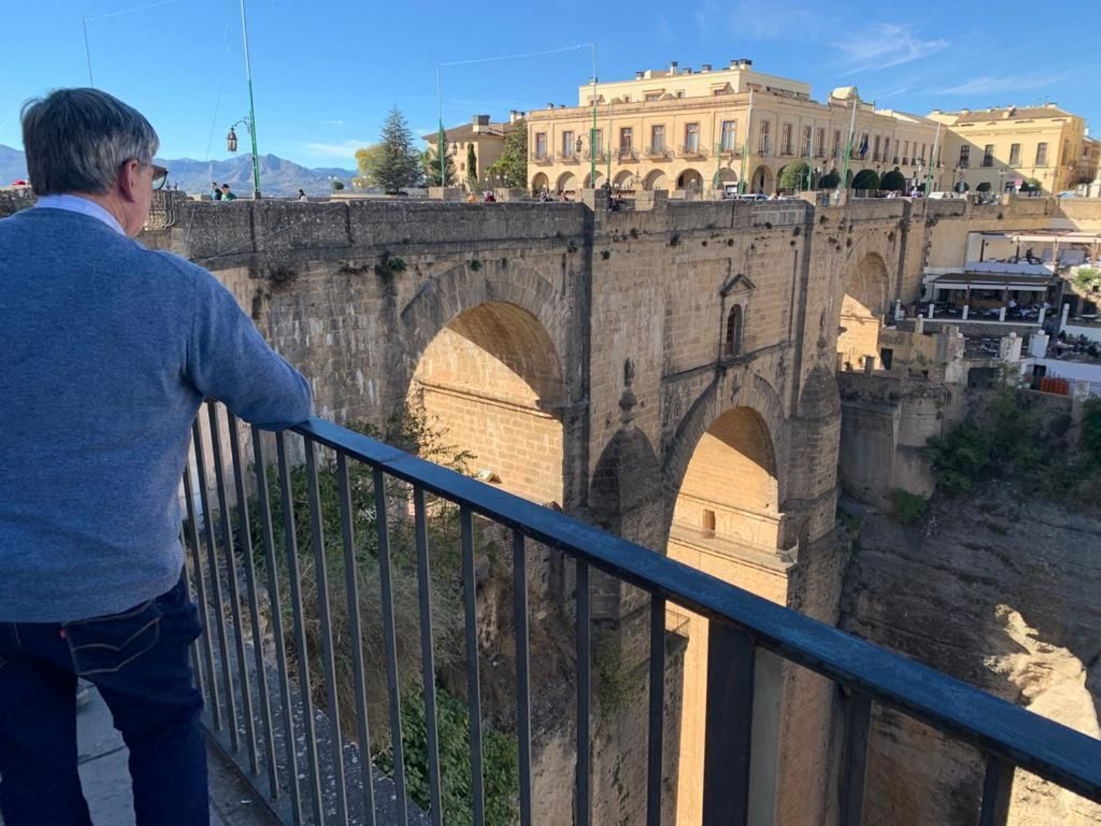 Puente Nuevo de Ronda sobre el famoso Tajo