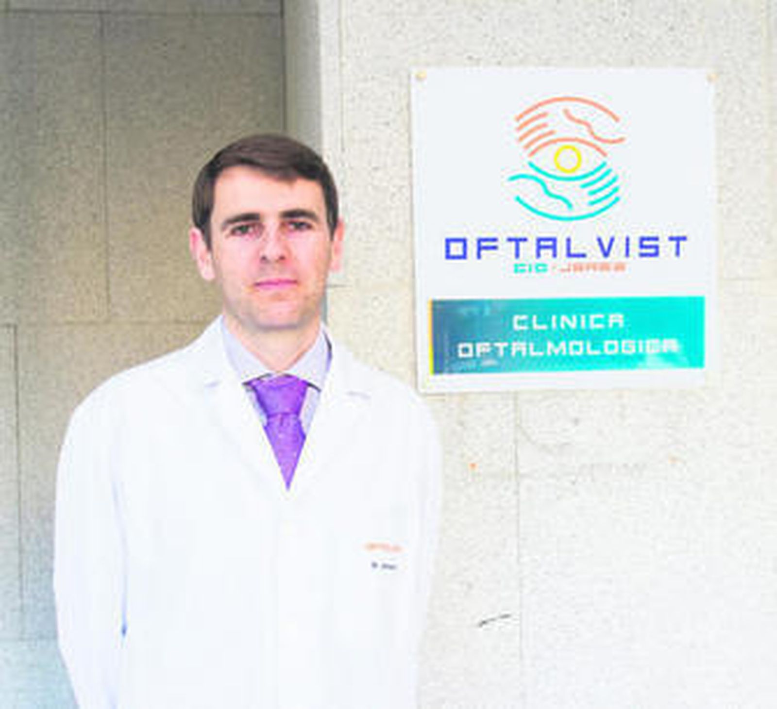 El doctor Daniel Carrasco, jefe de Sección de Retina Médica en Oftalvist.