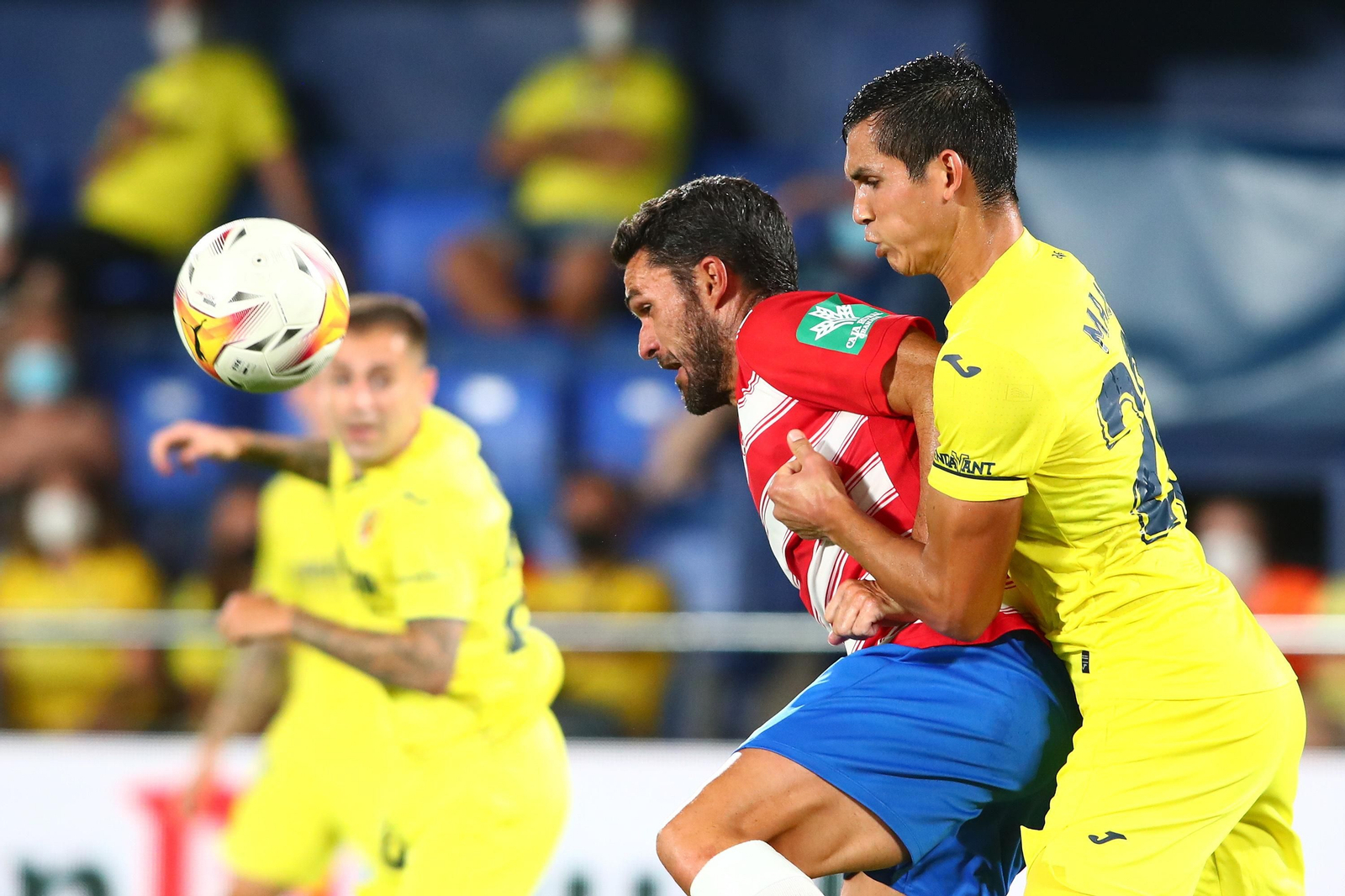 Jorge Molina gozó de la mejor ocasión de los rojiblancos.