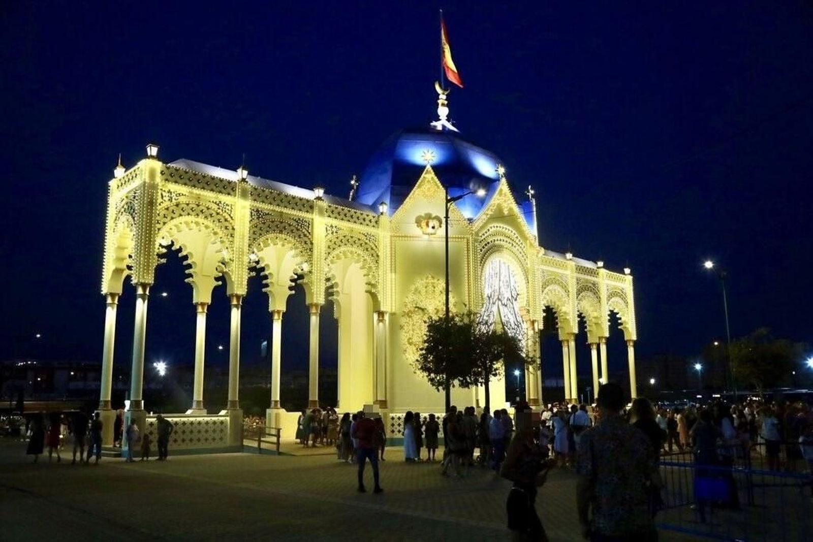 La portada del Real de la Feria de Málaga