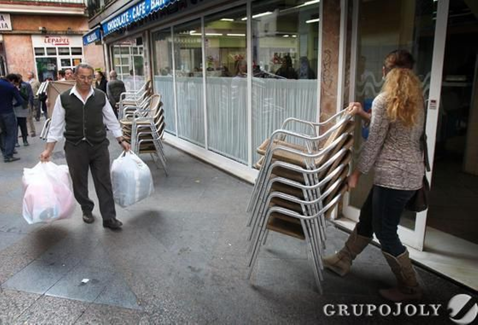 Las imágenes de la huelga general en Jerez. 

Foto: Pascual