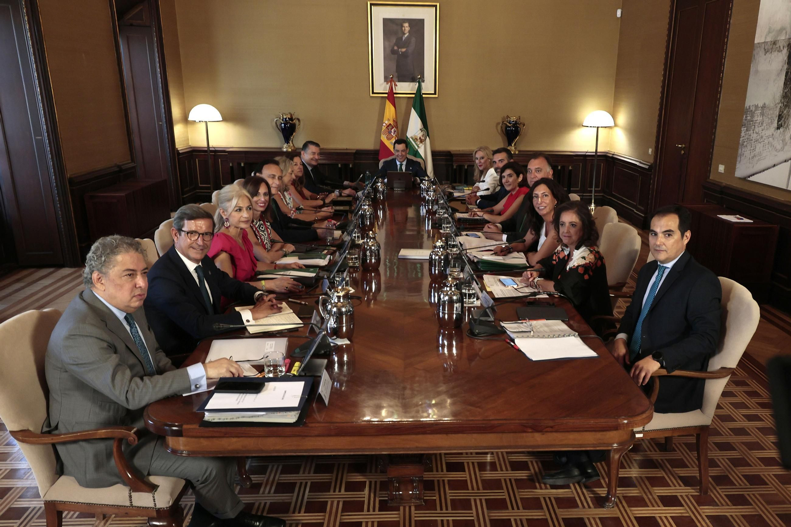 Las imágenes de la toma de posesión del nuevo Consejo de Gobierno de Andalucía