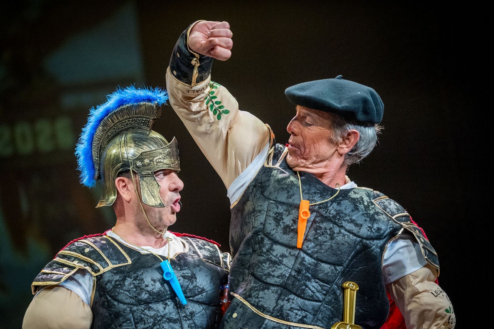 La chirigota 'Los legías con g', en el COAC 2026.