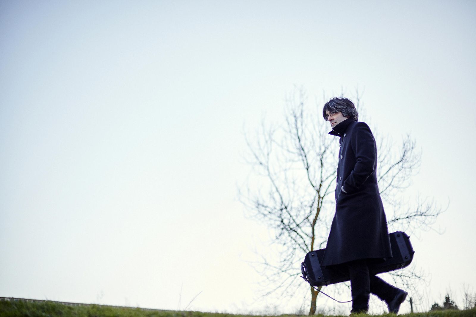 El violinista madrileño Pablo Suárez Calero en una imagen promocional de su último CD.