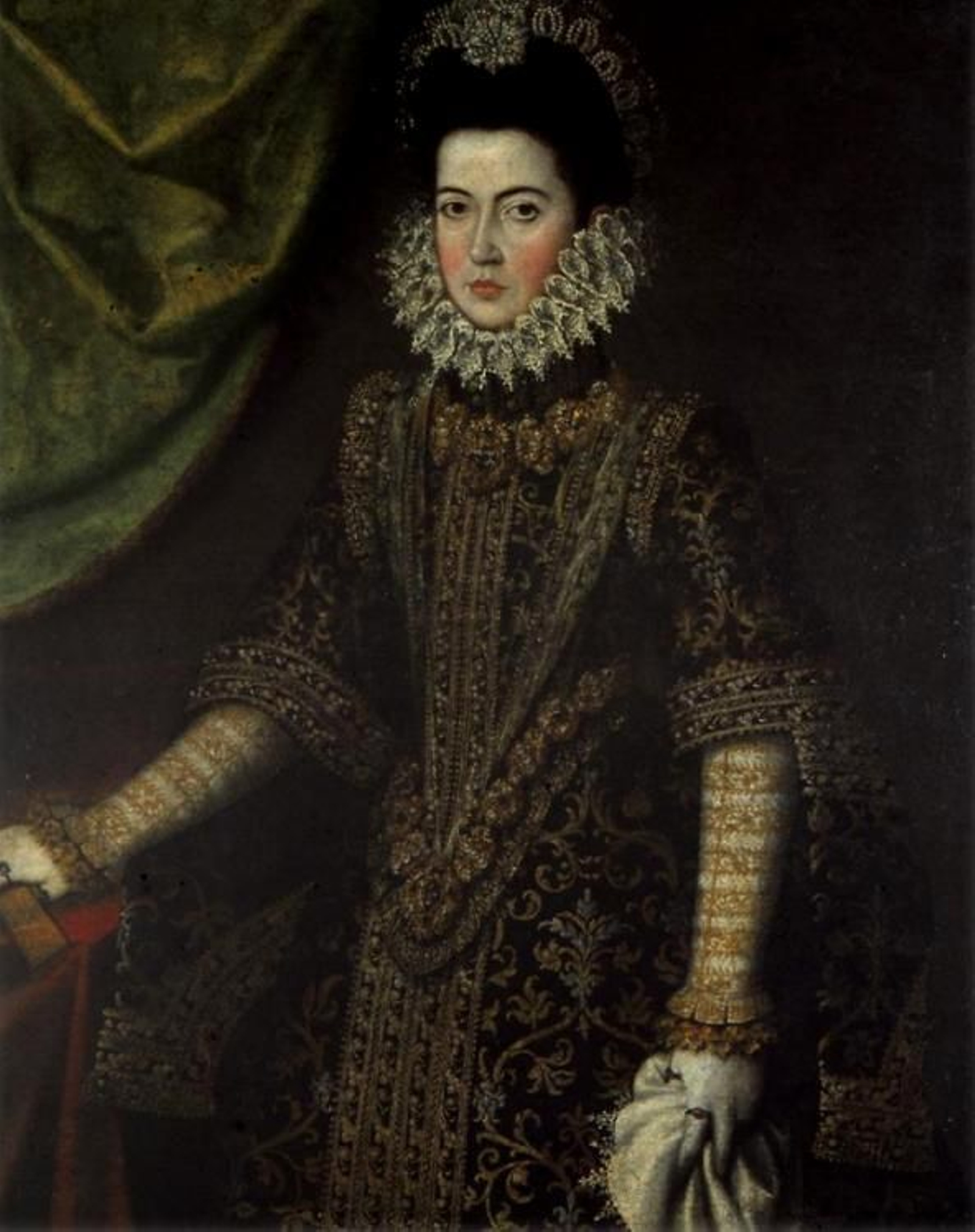 Retrato de doña Beatriz Ramírez de Mendoza, condesa de Castellar (Convento de  los Padres Mercedario de El Viso del Alcor, Sevilla).