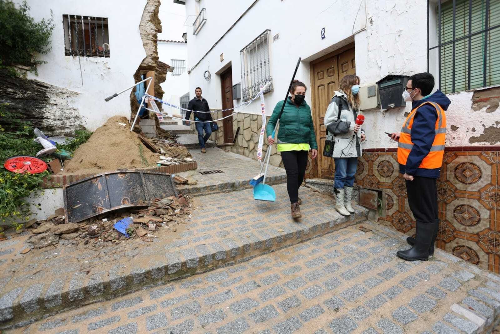 Los destrozos en Setenil tras la riada, en imágenes