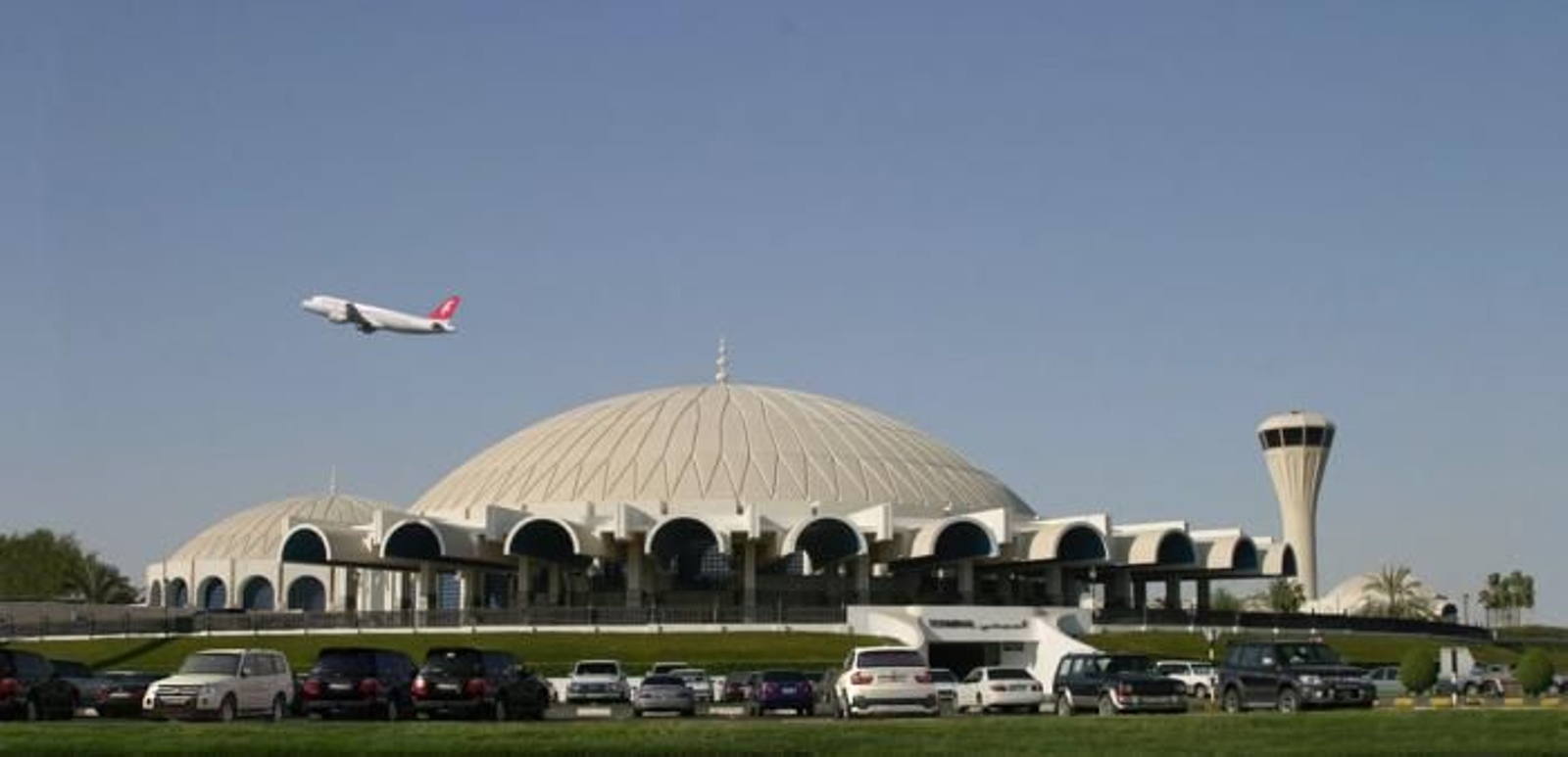 Aeropuerto de Sharjah, en Emiratos Árabes Unidos.