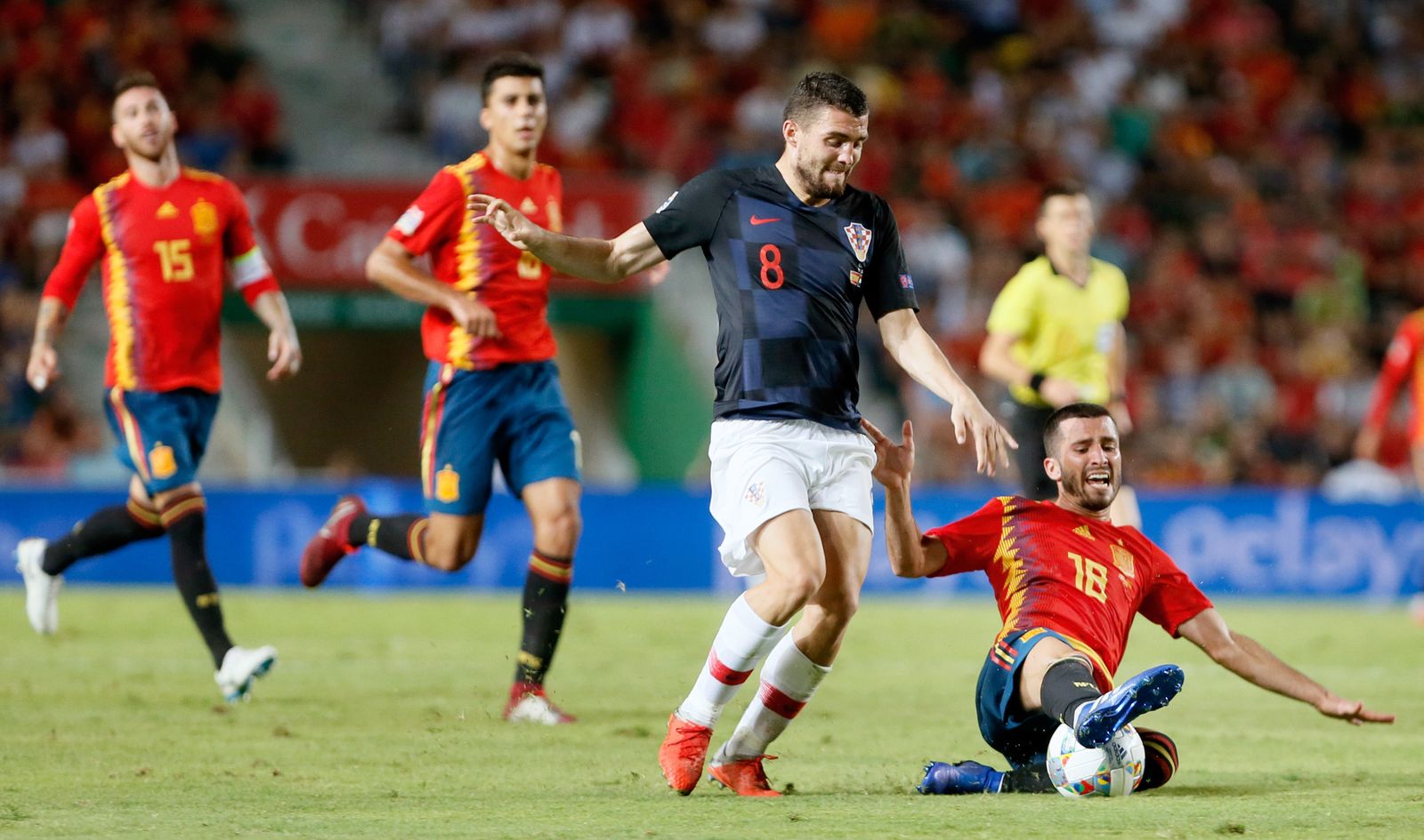 Las imágenes del España-Croacia