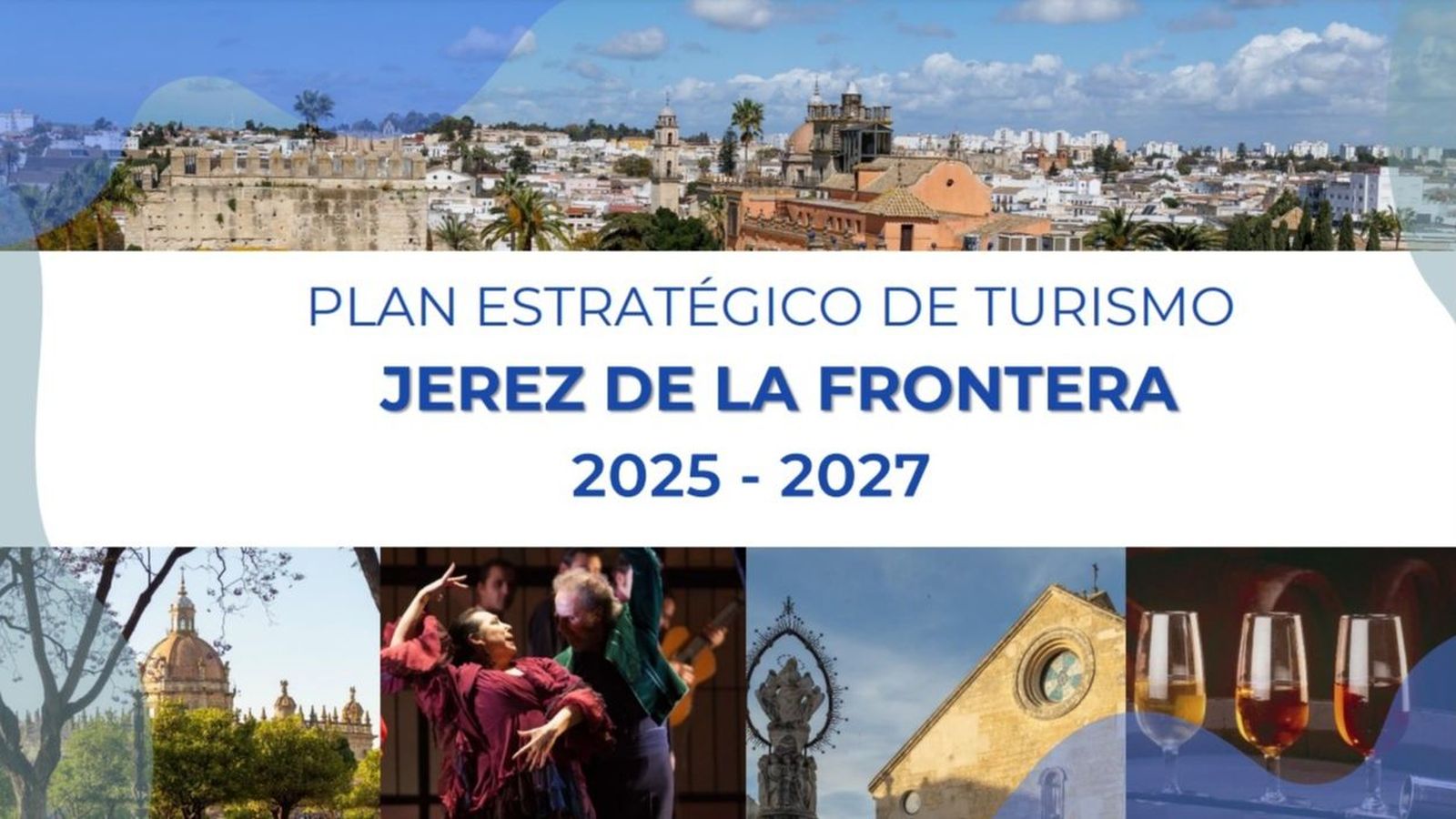 La portada del diagnóstico del sector turístico, ya corregido con la panorámica de Jerez.