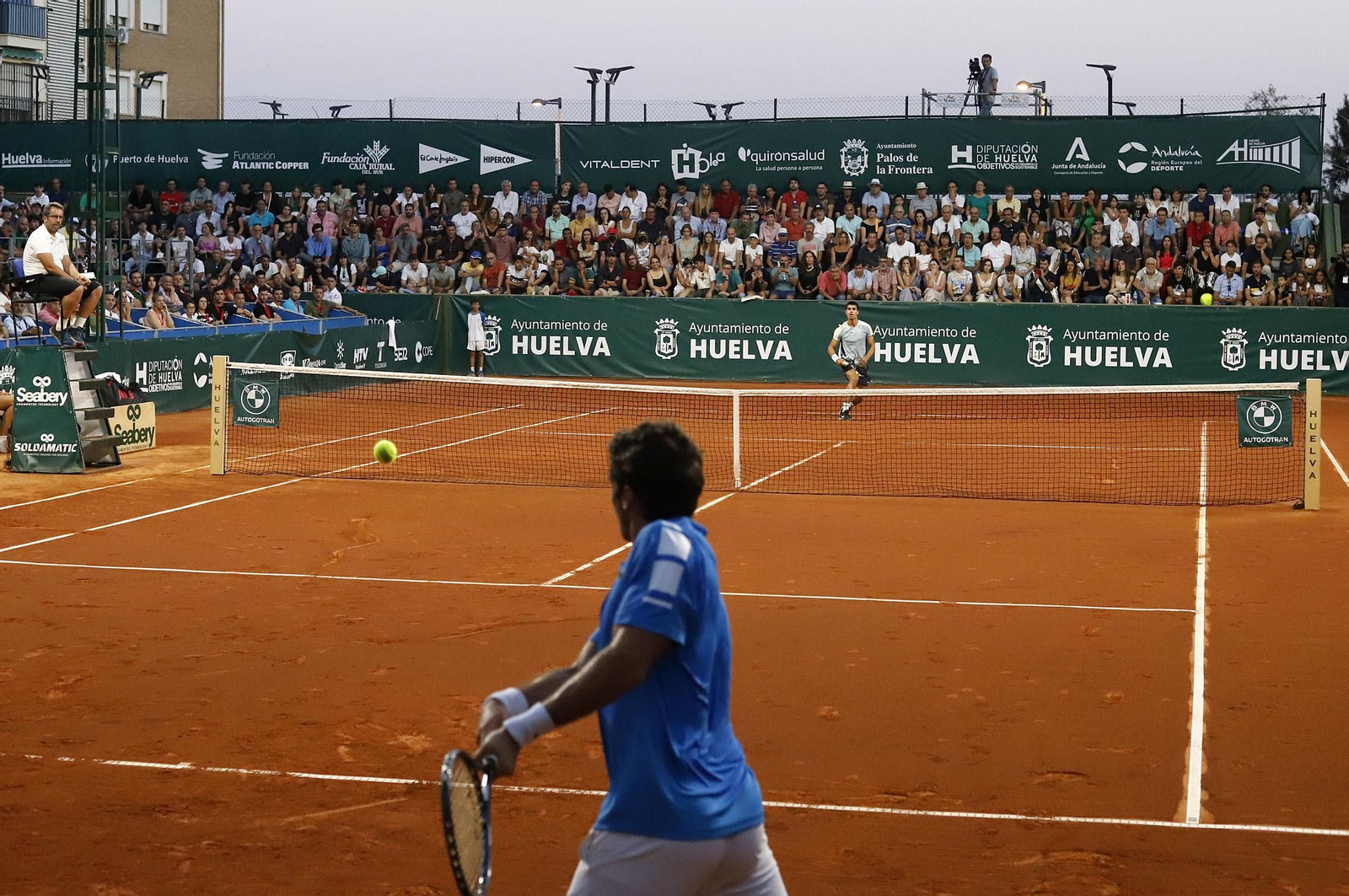 Copa del Rey de Tenis. Semifinal entre Carlos Alcaraz y Pablo Andújar