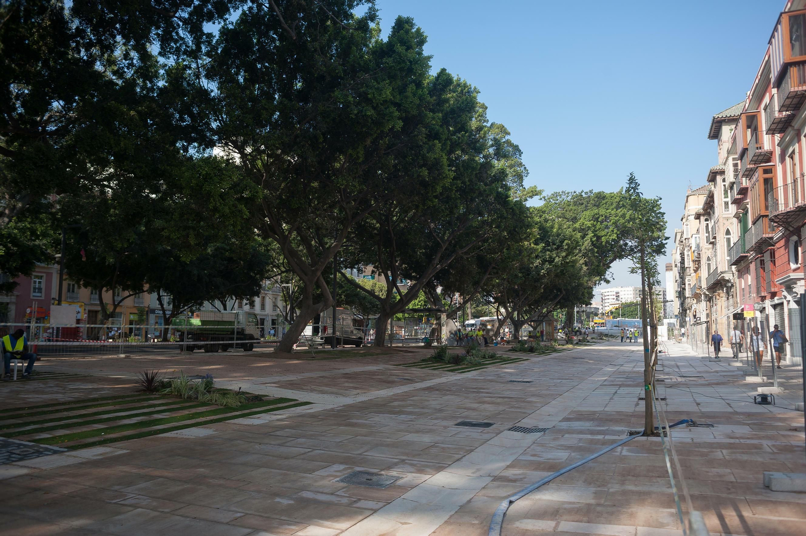 Fotos de los últimos detalles de la obra de la nueva Alameda