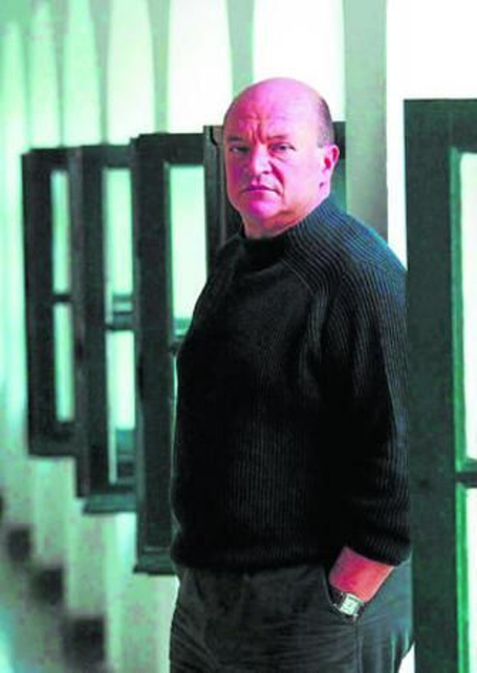 Patricio González, exalcalde, en la entonces FMC José Luis Cano.