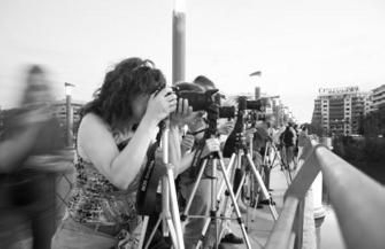 El taller de fotografía es uno de los más demandados; en la imagen, una de las salidas de los participantes.