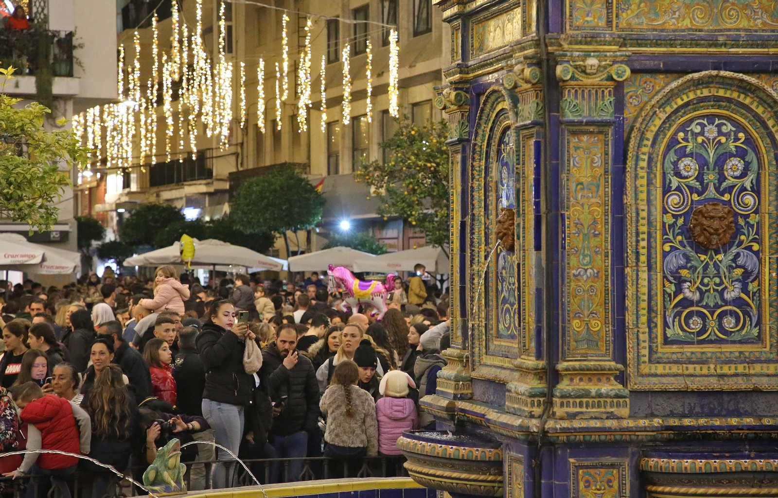 La inauguración del alumbrado navideño de Algeciras, en imágenes
