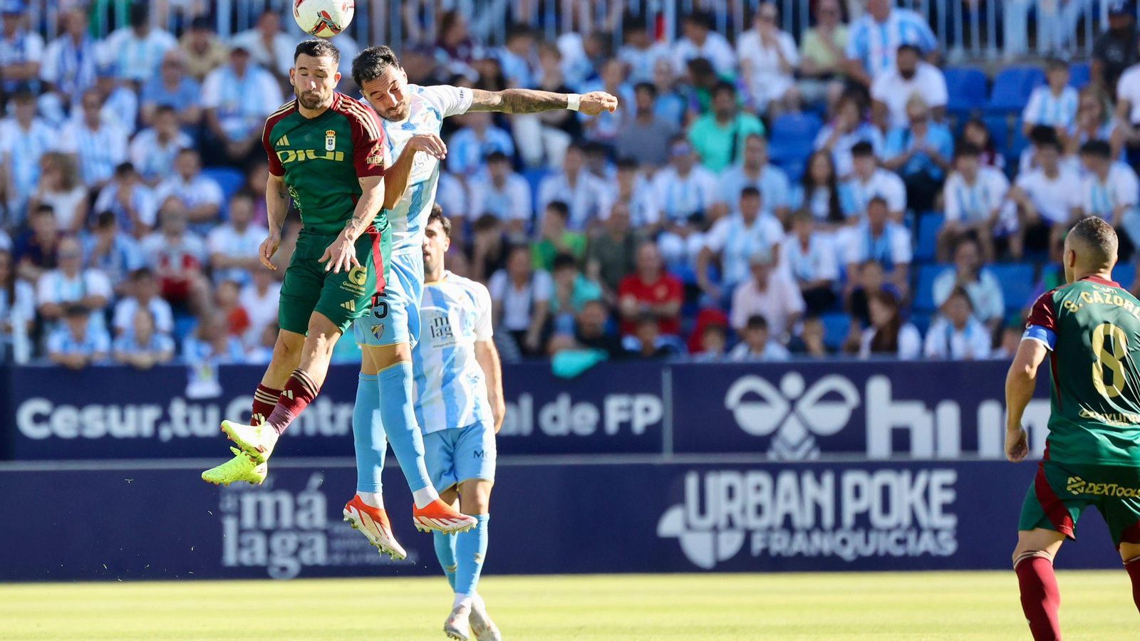 El Málaga CF-Real Oviedo, en fotos