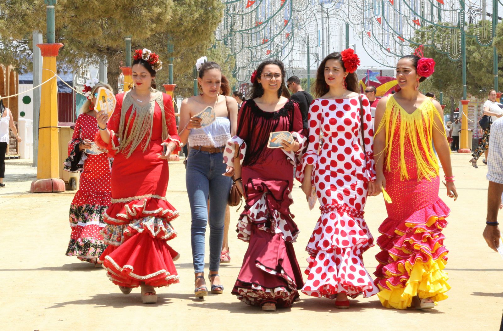 Imágenes del jueves de Feria en Chiclana