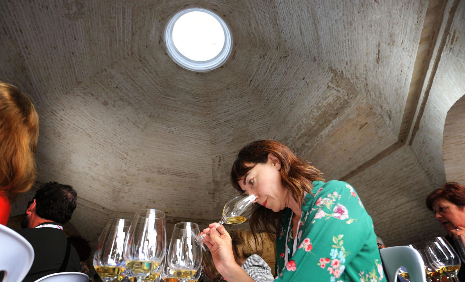 Una de las catas del programa oficial en la Mezquita durante la décima edición de Vinoble, clausurada el pasado martes.