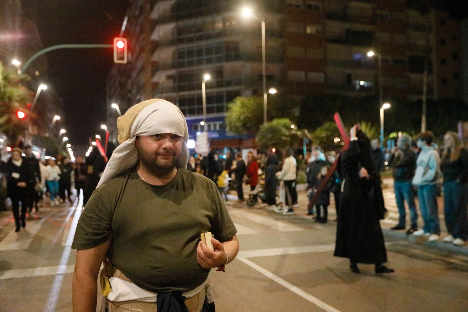 La procesión de La Caridad de Almería, en imágenes