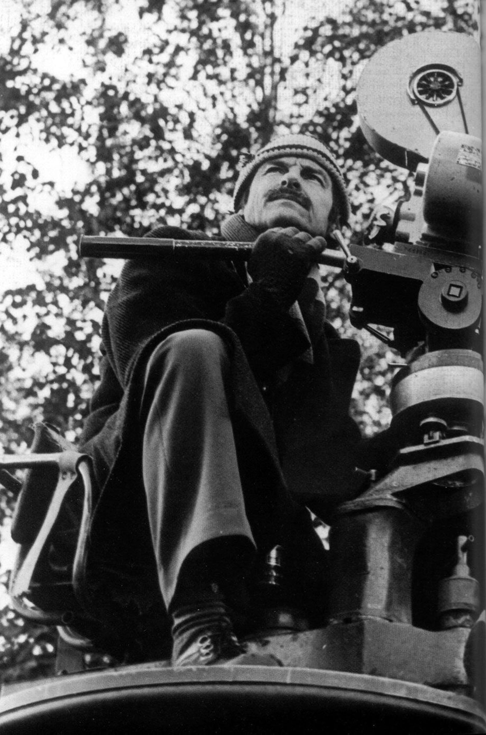 Andréi Tarkvoski, durante un rodaje