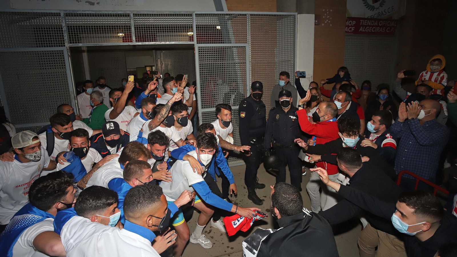 Fotos de la celebración del Algeciras CF