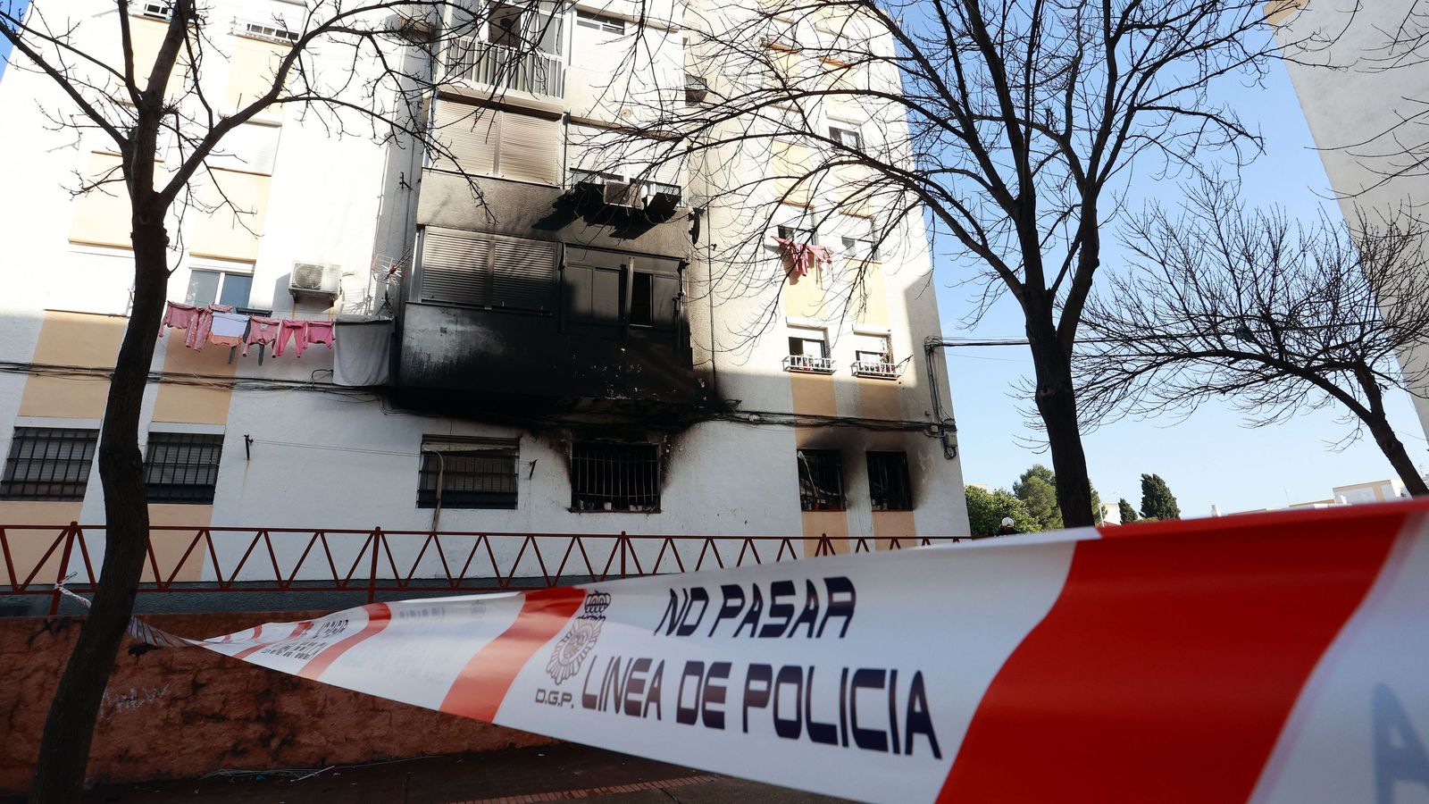 Incendio en una vivienda de San Telmo en Jerez