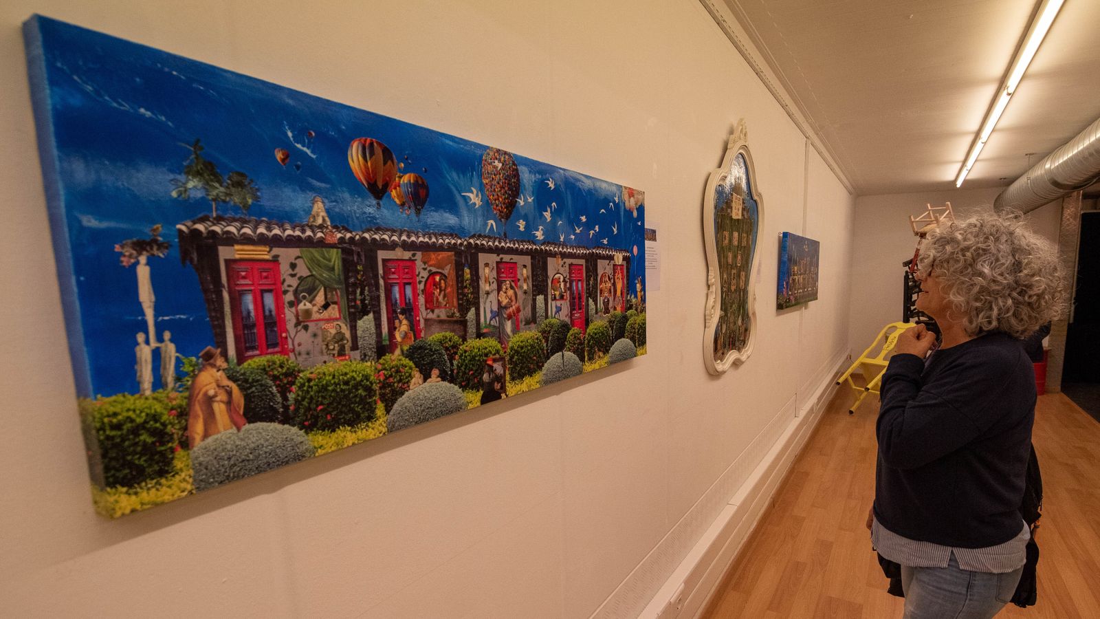 La inauguración de la exposición 'Arquitectura imposible' de Marga Guinea en Alcultura, en imágenes