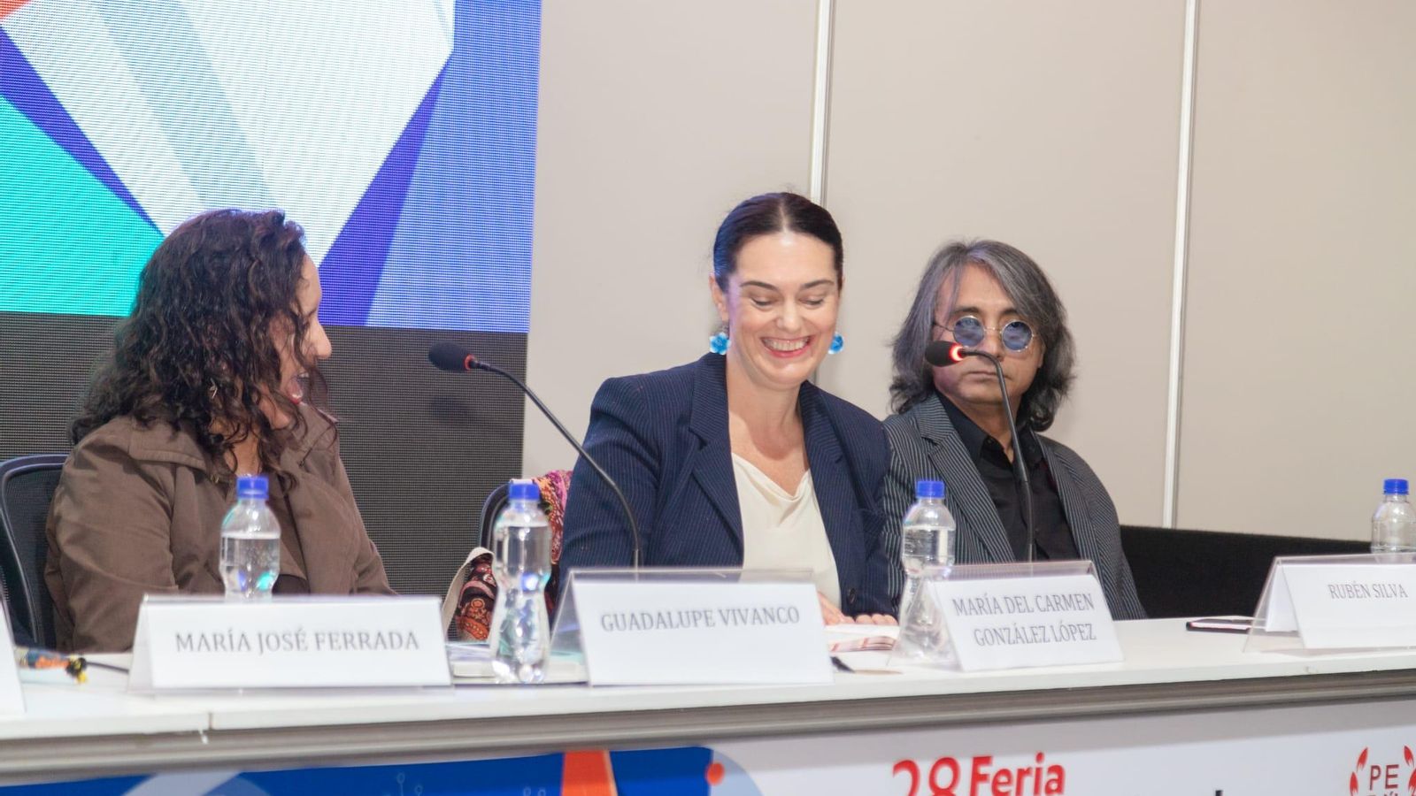 La autora jerezana, durante su participación en el evento literario.
