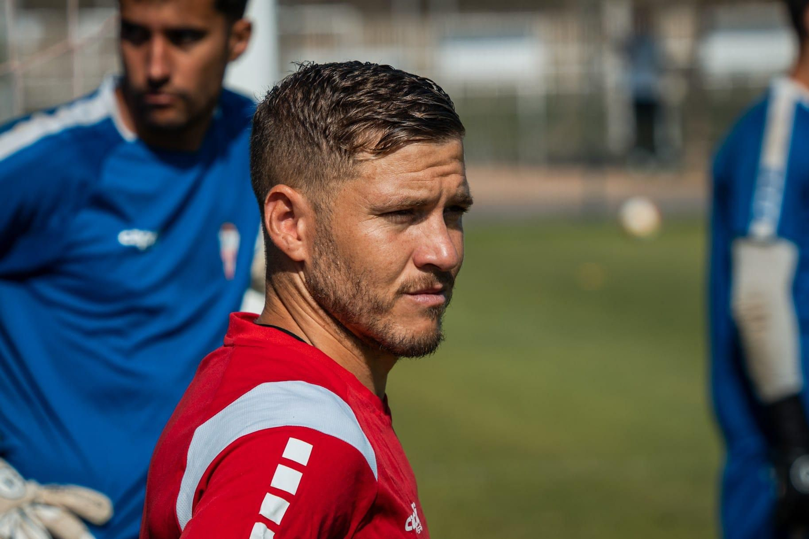 El sevillano Juanma García dispuso de sus primeros minutos de juego con la camiseta algecirista
