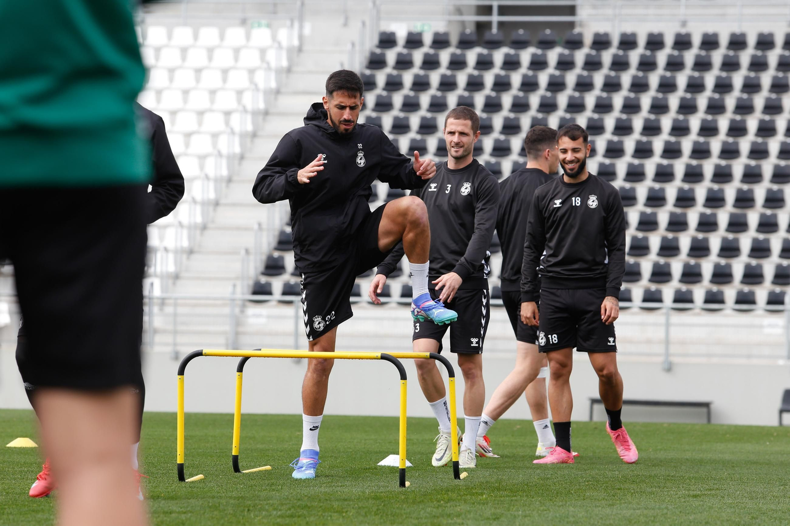 Las fotos del entrenamiento de la Balona previo a su visita al UCAM Murcia