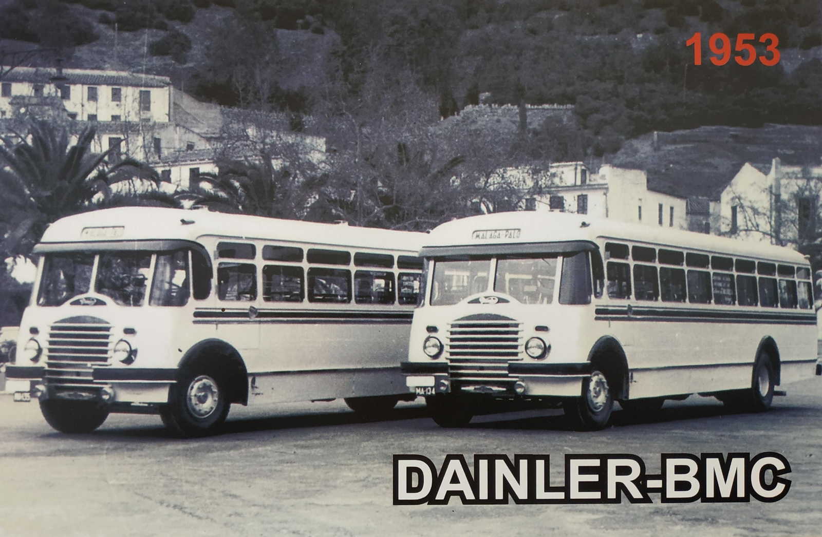 Fotos de los autobuses usados por la EMT de Málaga en sus 70 años de historia