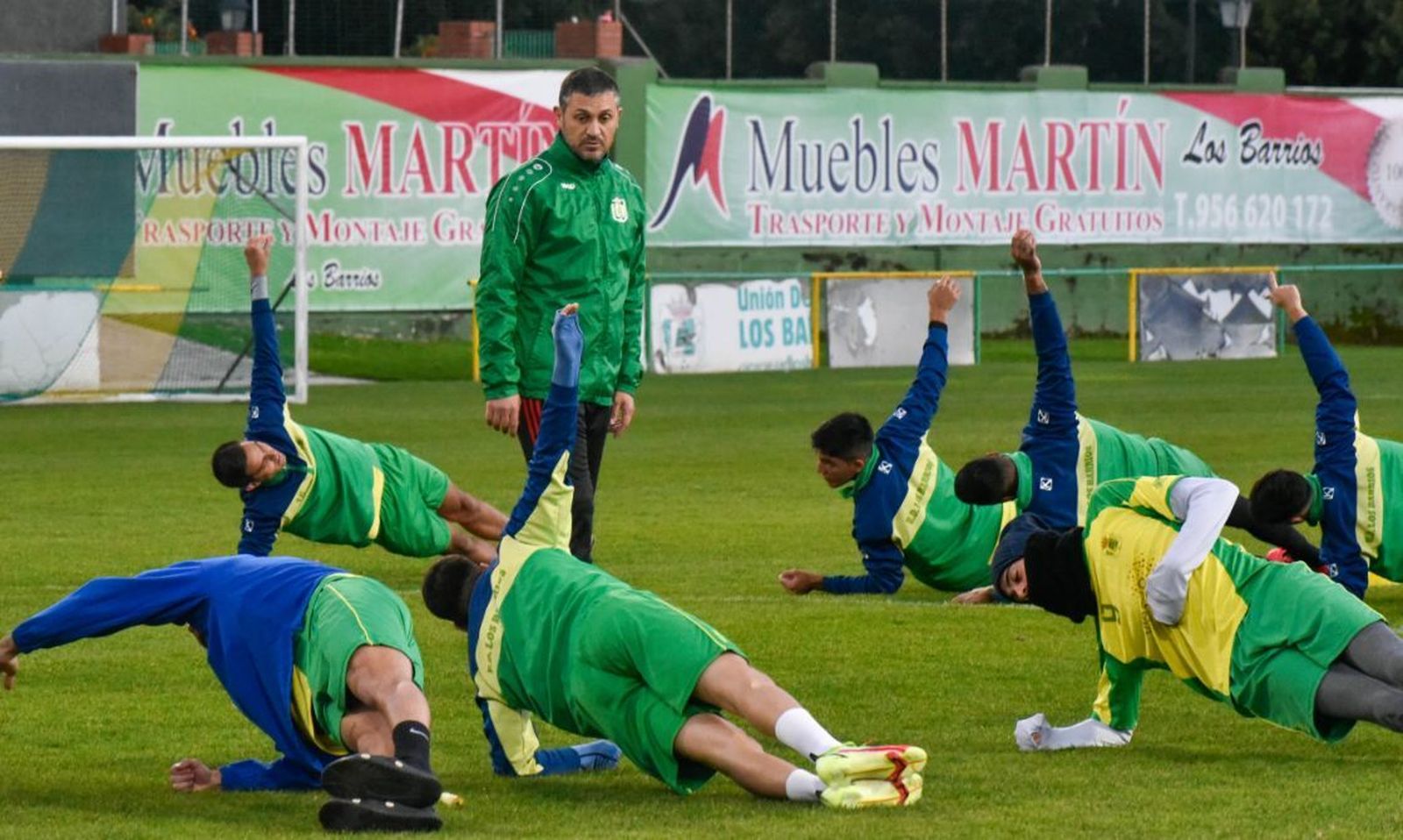 Un entrenamiento de la UD Los Barrios