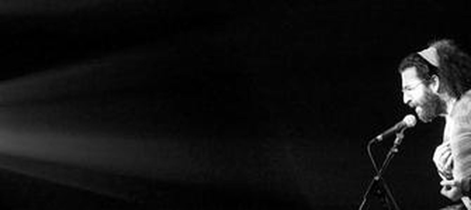 Antonio Romera 'Chipi', ayer durante el concierto de La Canalla en la Politécnica.