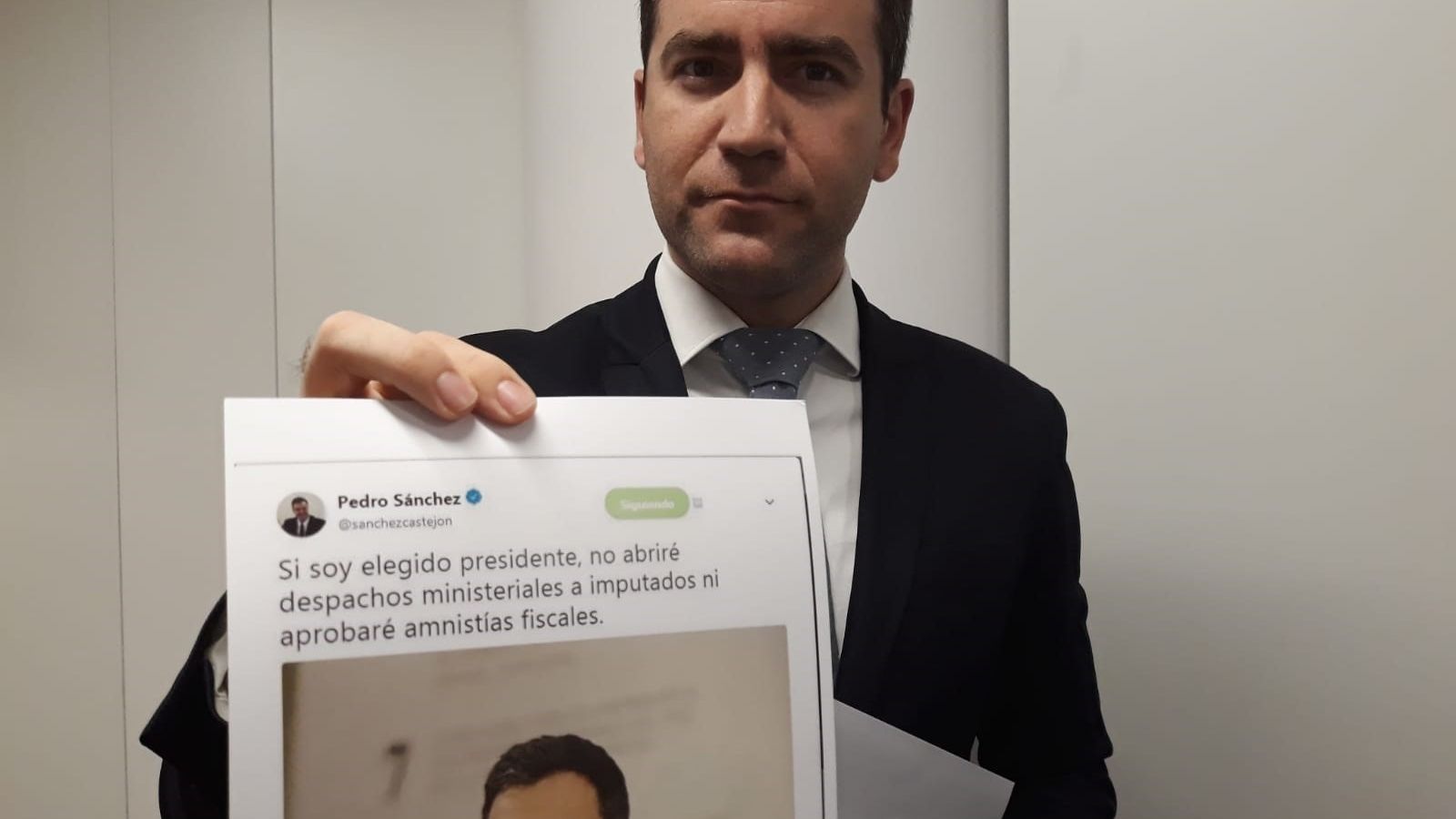 Teodoro García Egea, diputado del PP.