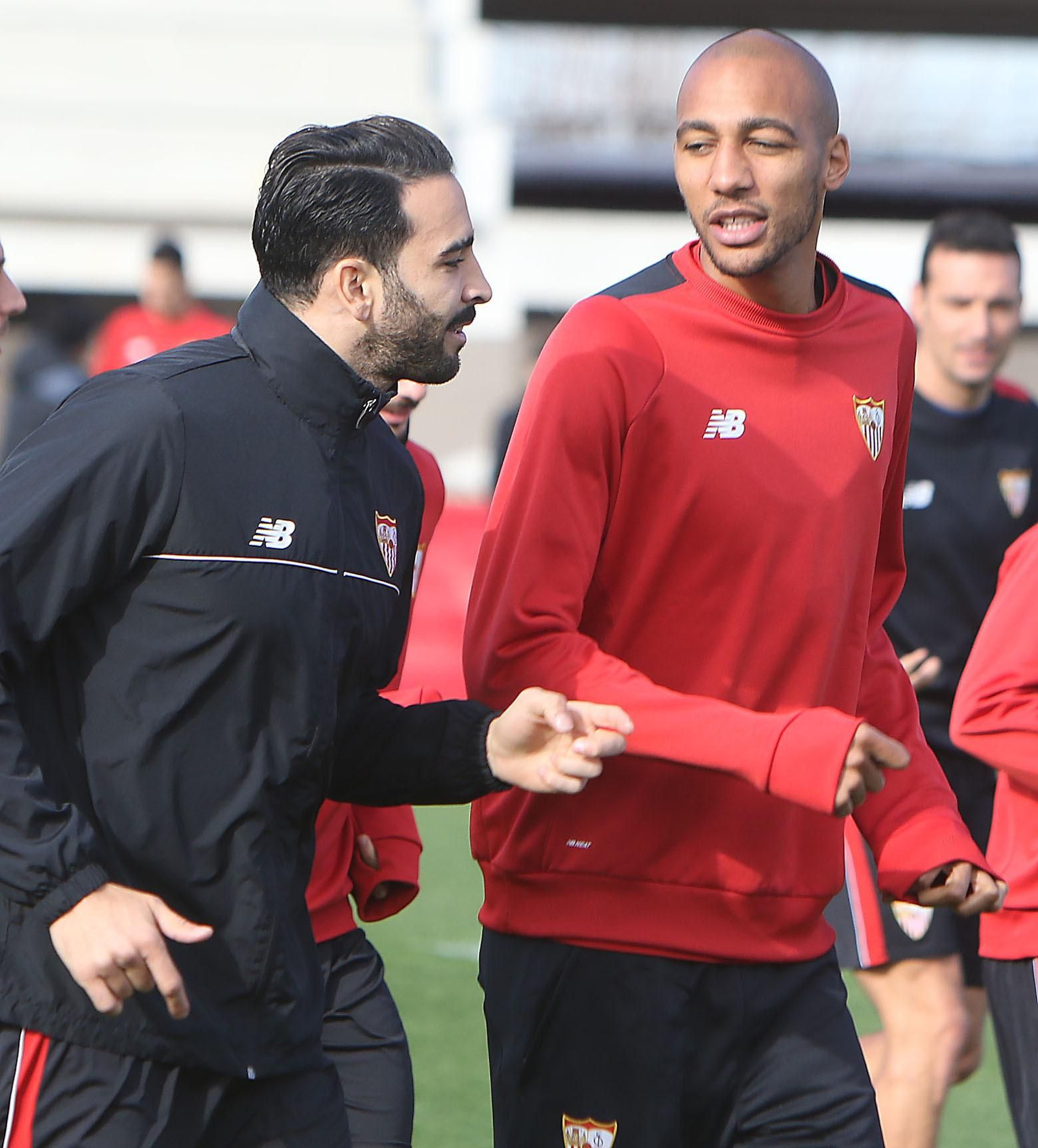 Rami y N'Zonzi, ayer.