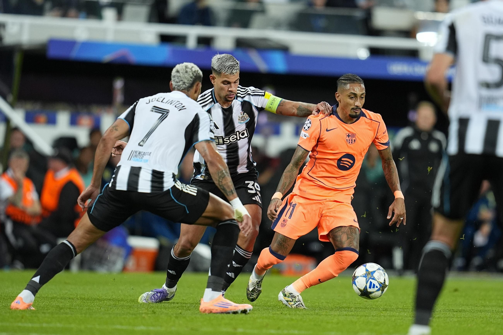 Las fotos del Newcastle-Barcelona