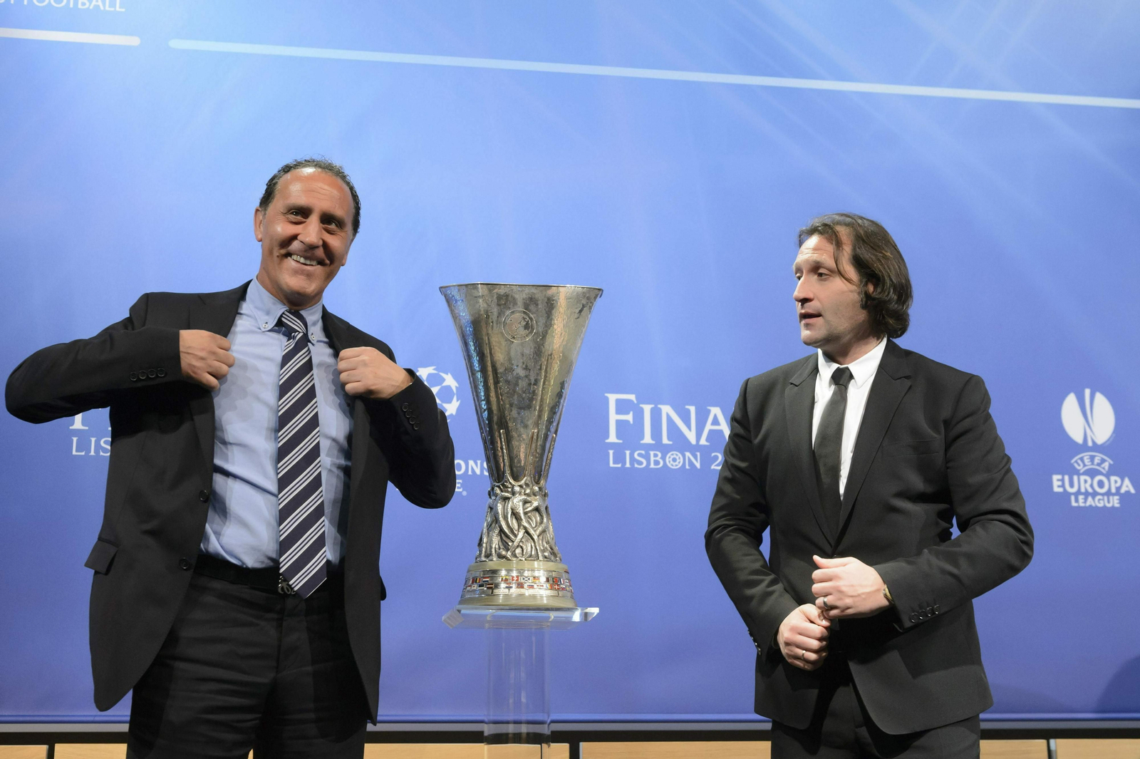 Francisco, durante un sorteo de la Liga Europa del Sevilla, en 2014.