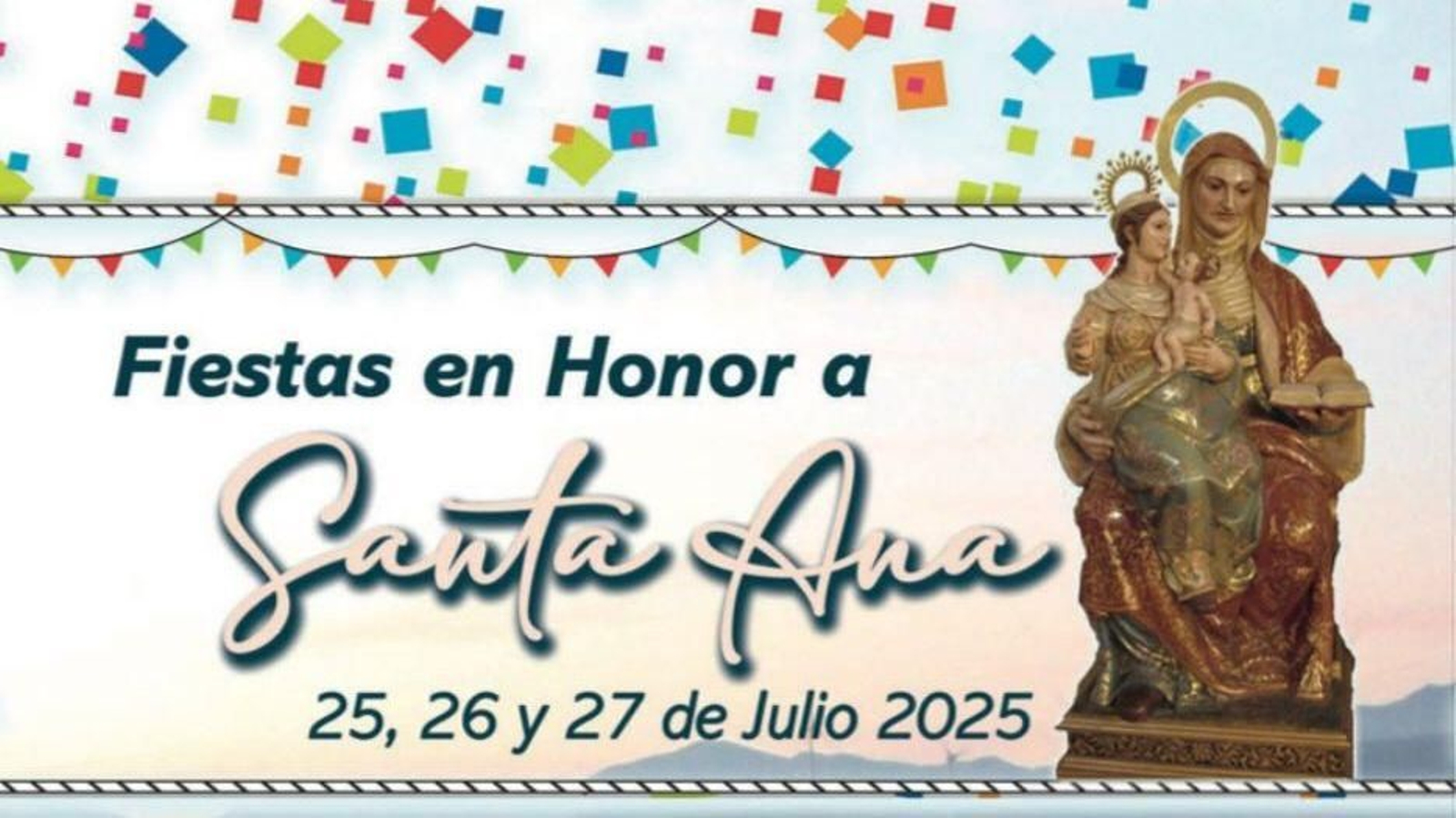 Cartel oficial Fiestas de Restábal 2025